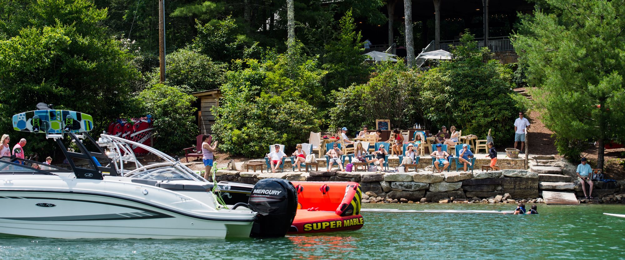 Lake Club Beach/Boat